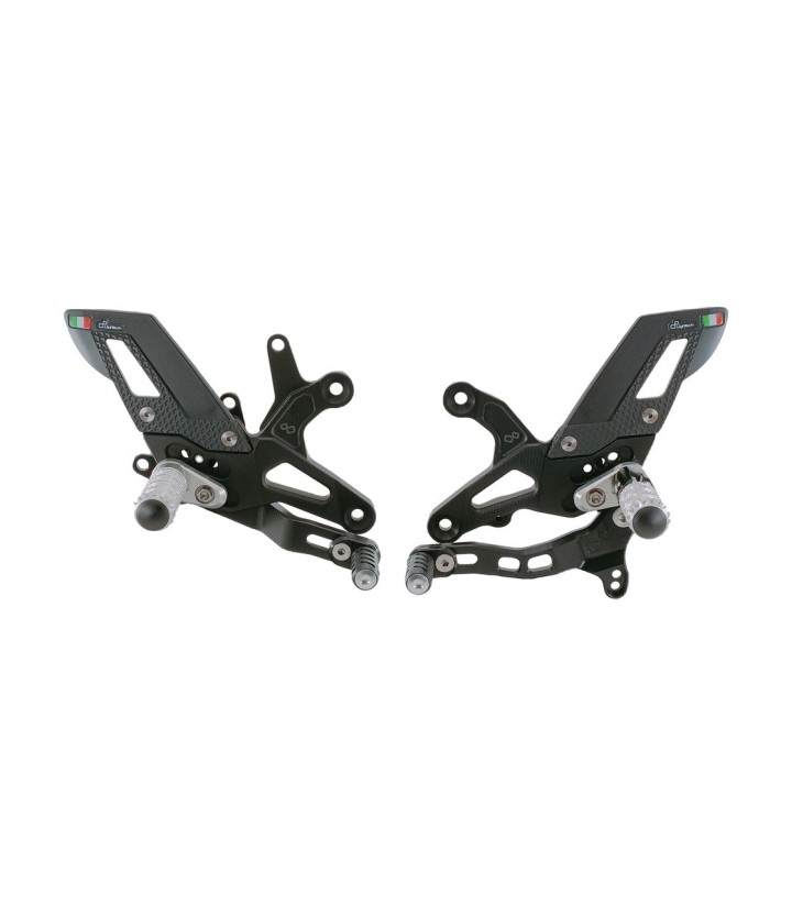 Verstelbare Voetsteunen LighTech met Standaard Schakeling voor Kawasaki ZX 6 R (05-25)