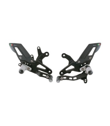 Pedane Regolabili LighTech con Cambio Standard per Kawasaki ZX 6 R (05-25)