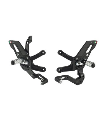 LighTech Adjustable Rearsets with Standard Shift for Kawasaki ZX 10 R (21-25), ZX 6 R (25)