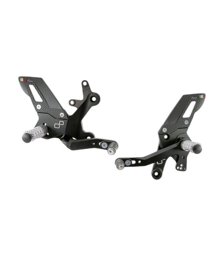 Estriberas Regulables LighTech para Kawasaki Ninja 400 (18-23), Ninja 500 (24), Z 400 (18-24), Z 500 (24)
