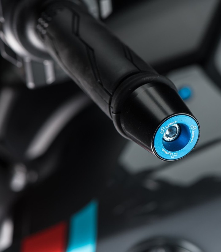 LighTech Lenkerendgewichte Serie 200 in Kobaltblau für Yamaha MT 09 (24)