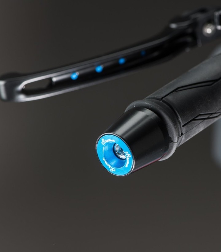 Stuureindgewichten LighTech serie 200 in kobaltblauw voor Yamaha MT 09 (24)