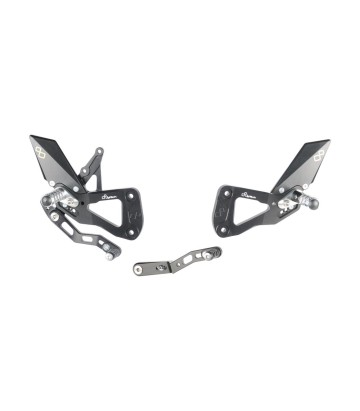 Verstellbare Fußrastenanlage LighTech für Suzuki GSX-R 1000 (17-25)