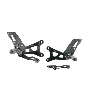 Pedane Regolabili LighTech per Yamaha YZF R6 (17-25)