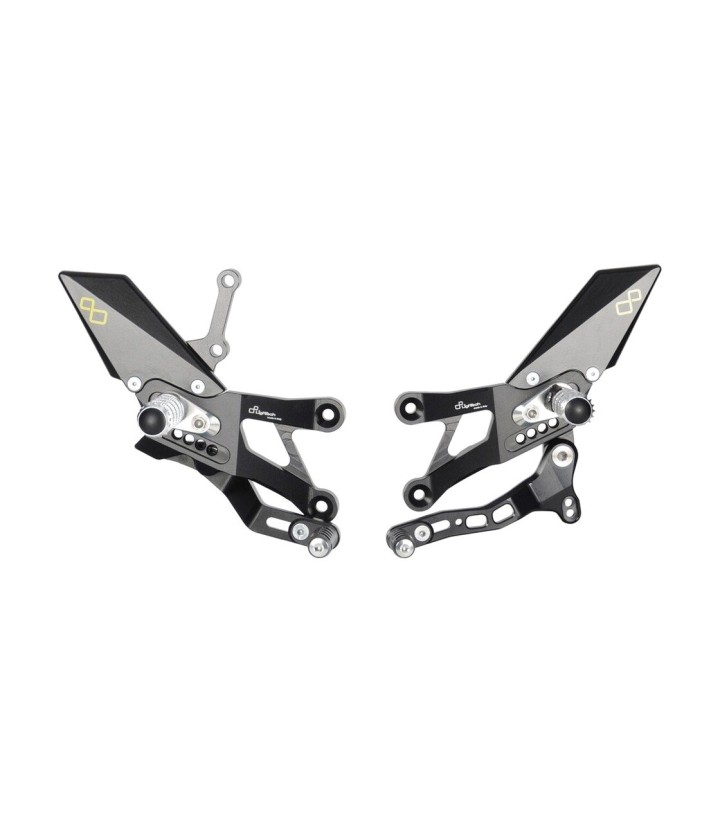 Pedaleiras Reguláveis LighTech para Yamaha YZF R3 (15-25)