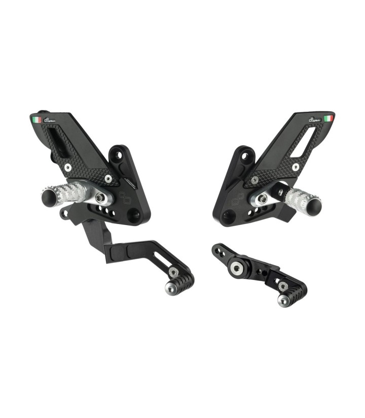 Pedane Regolabili LighTech per Yamaha MT 09 (21-25), MT 09 Tracer (21-24), XSR 900 (21-24)