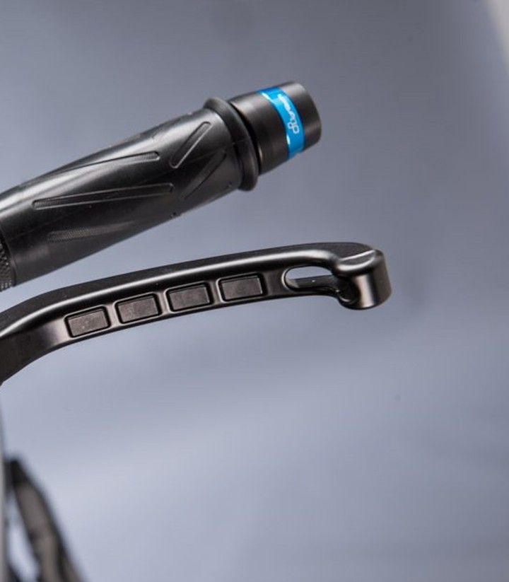 Embouts de guidon LighTech série 300 bleu cobalt pour plusieurs modèles Yamaha