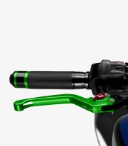Puig Green Brake and Clutch levers model Unfoldable 3.0