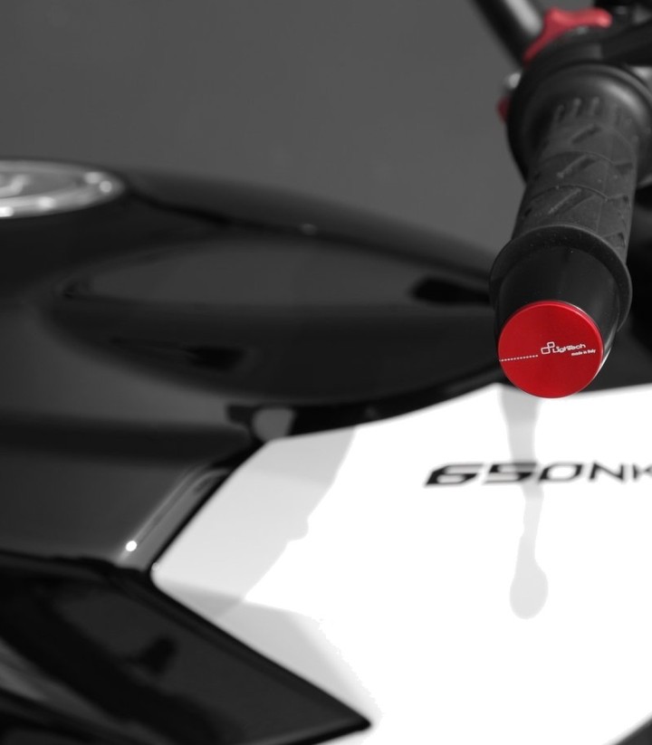 Embouts de guidon LighTech série 400 noirs pour plusieurs modèles CFMOTO et Kawasaki