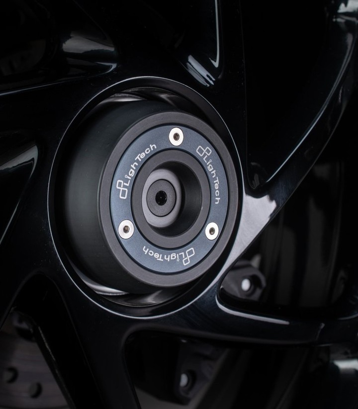 Protections d’axe de roue arrière LighTech noires pour plusieurs modèles Ducati