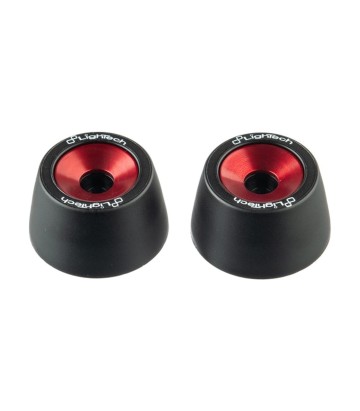 Protections d’axe de roue avant LighTech rouges pour Ducati 1199 Panigale (12-14), Diavel 1200 (11-17)