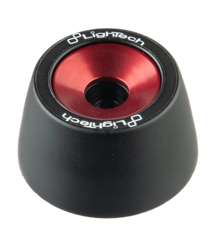 Protetores de eixo LighTech dianteiros e traseiros em vermelho para Honda X ADV 750 (17-24)