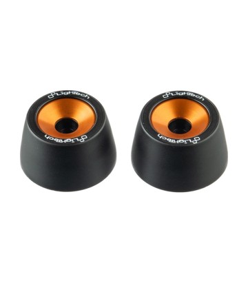 Protectores de Eje LighTech en Naranja para KTM Super Duke 1290 R (17-24) / 1390 R (24)