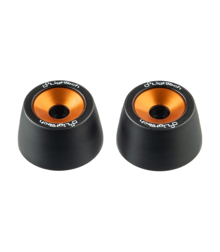 Protections d’axe de roue LighTech orange pour KTM Super Duke 1290 R (17-23)/1390 R (24-25)