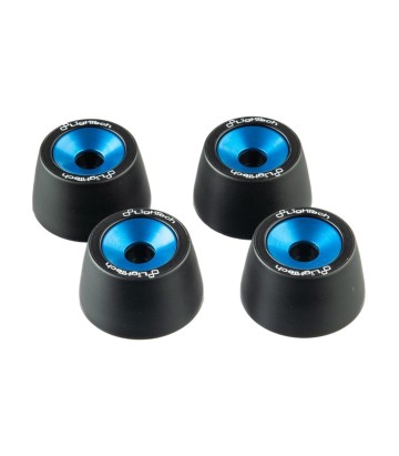 Protetores de eixo LighTech dianteiros e traseiros em azul-cobalto para Suzuki GSX-R 1000 (07-11)