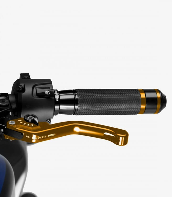 Puig Golden Brake and Clutch levers model Short 3.0