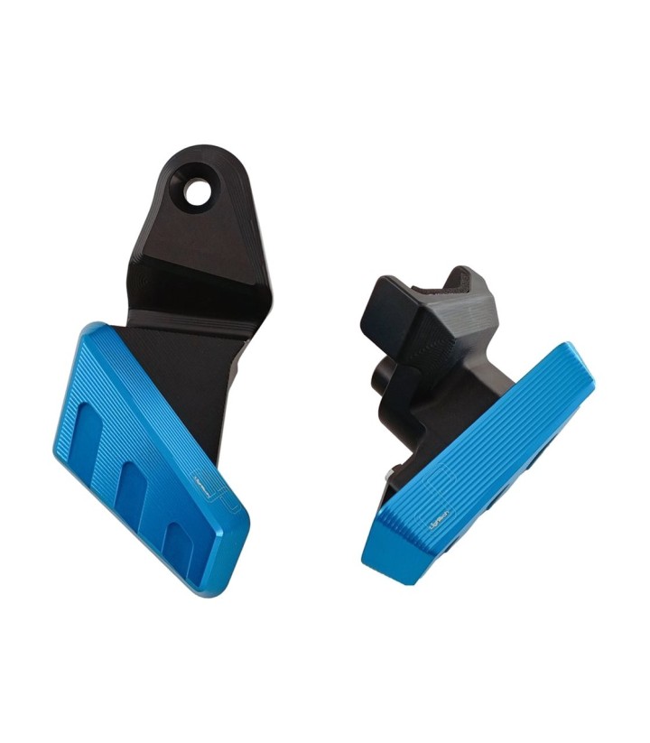 Tamponi paratelaio LighTech in posizione centrale, blu cobalto per BMW S 1000 R (21-23)