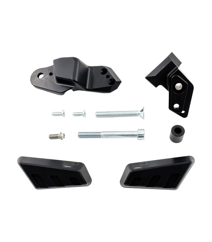 Protetores anti-queda LighTech de posição central em preto para BMW S 1000 R (21-23)