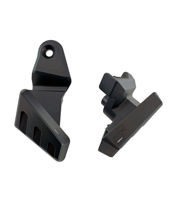 Tampons de protection LighTech position centrale noir pour BMW S 1000 R (21-23)