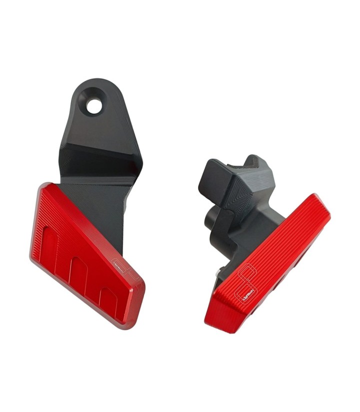 Topes Anticaída LighTech Posición Central en Rojo para BMW S 1000 R (21-23)