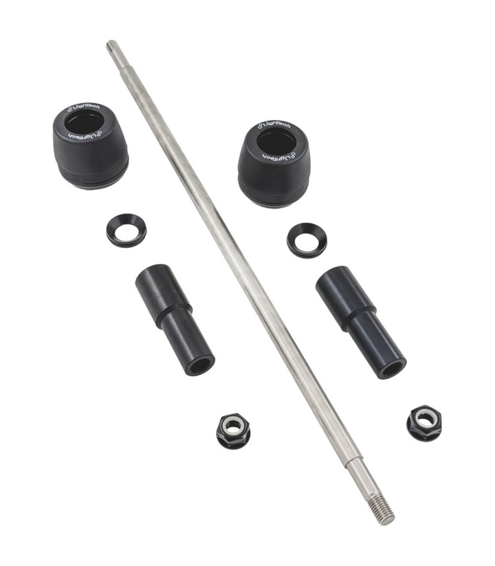Protetores anti-queda LighTech com casquilho de 10 mm para Ducati Hypermotard 796 (10-12), Streetfighter 848 (11-16)