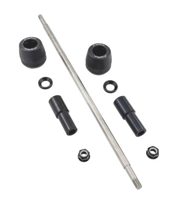 LighTech Shock-Absorbing Frame Sliders 10 mm Spacer for Ducati Hypermotard 796 (10-12), Streetfighter 848 (11-16)