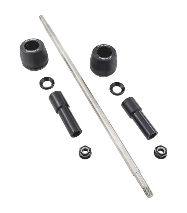 Protetores anti-queda LighTech com casquilho de 10 mm para Ducati Hypermotard 821 (13-16), Hyperstrada 821 (13-15)