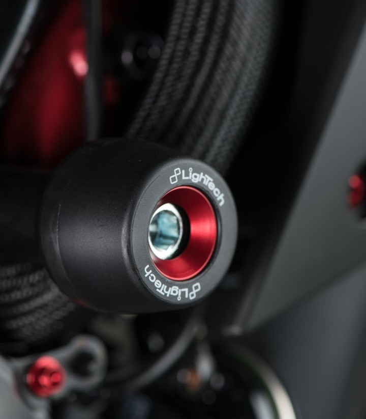 LighTech Shock-Absorbing Frame Sliders 10 mm Spacer for Honda CB 750 F Hornet (23-24)