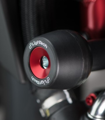 Tampons de protection amortis LighTech avec bague de 10 mm pour Honda CB 750 F Hornet (23-24)