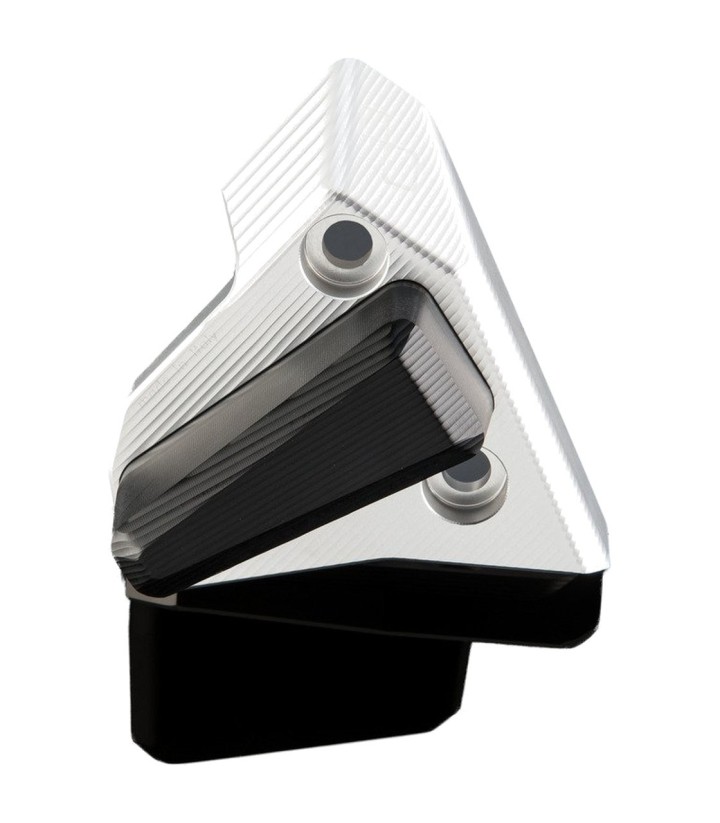 Tamponi paratelaio LighTech color argento per Kawasaki Z 800 (13-16)