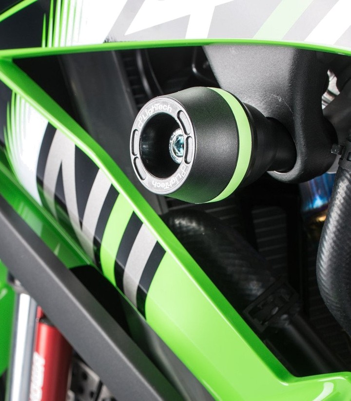 Tamponi paratelaio ammortizzati LighTech con boccola da 10 mm per Kawasaki ZX 10 R (11-25)