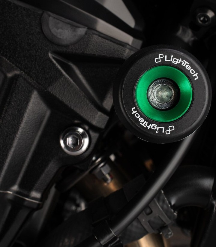 LighTech Shock-Absorbing Frame Sliders 10 mm Spacer for Kawasaki Z 900 (17-25)
