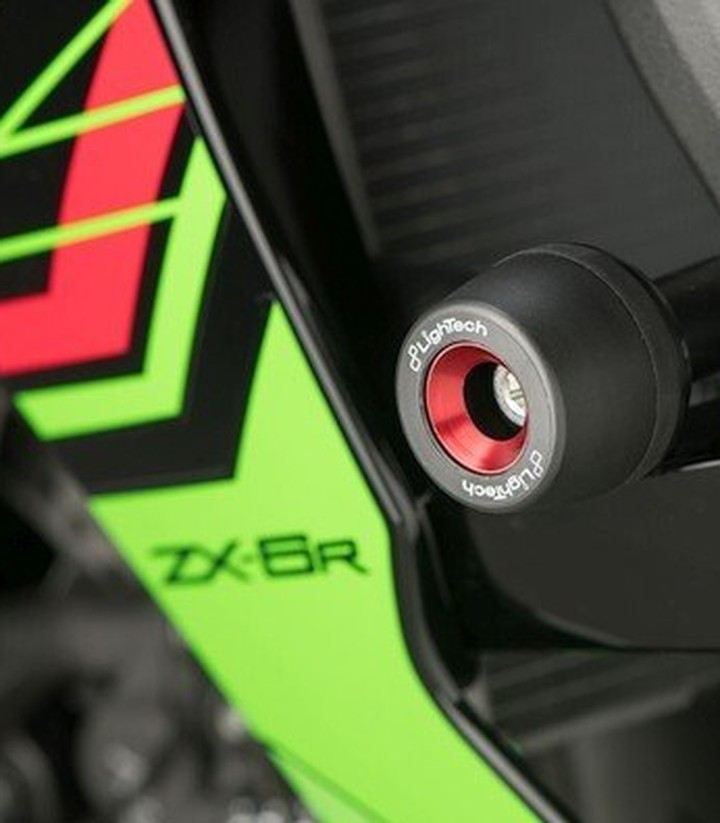 Protetores anti-queda LighTech com casquilho de 10 mm para Kawasaki ZX 6 R (24-25)
