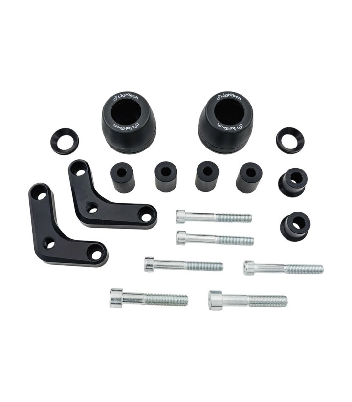 LighTech Shock-Absorbing Frame Sliders 10 mm Spacer for KTM Duke 125 (17-21), Duke 390 (17-22)