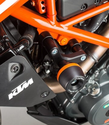 Protetores anti-queda LighTech com casquilho de 10 mm para KTM Duke 125 (17-21), Duke 390 (17-22)
