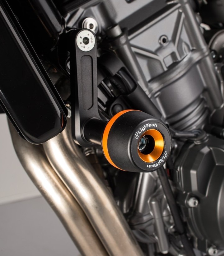Tamponi paratelaio ammortizzati LighTech con boccola da 10 mm per KTM Duke 790 (18-25), Duke 890 (20-23)