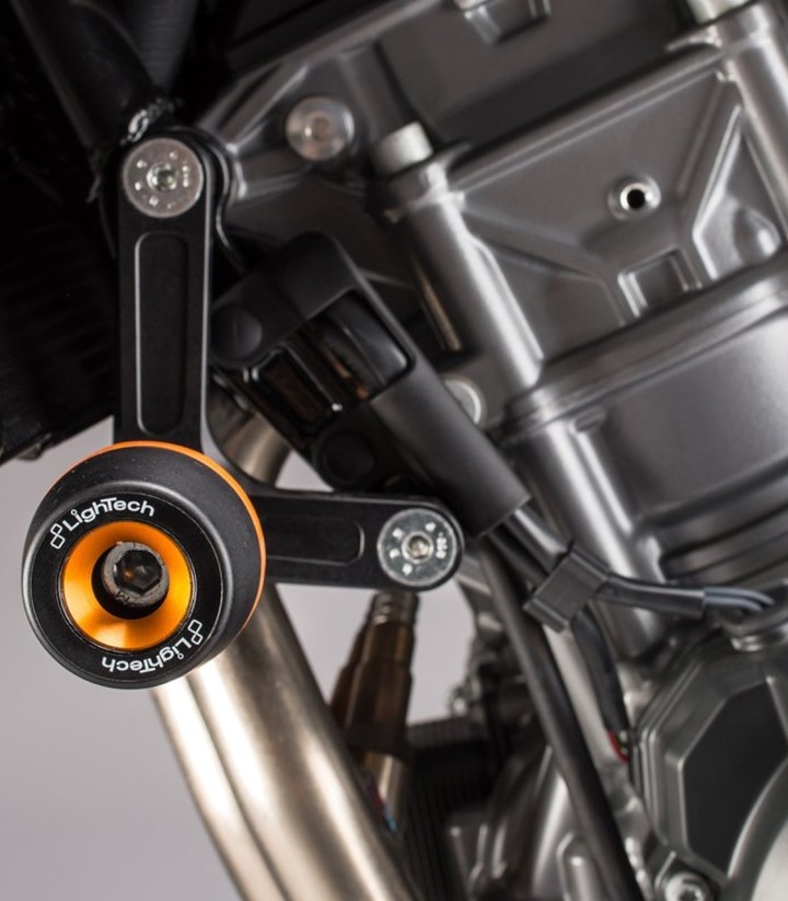 Tamponi paratelaio ammortizzati LighTech con boccola da 10 mm per KTM Duke 790 (18-25), Duke 890 (20-23)