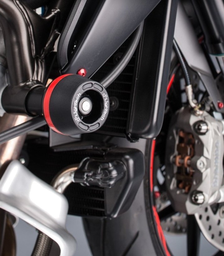 Protetores anti-queda LighTech com casquilho de 10 mm para MV Agusta Brutale 675/800 (12-16), Rivale 800 (13-16)