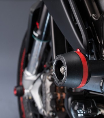 Tampons de protection amortis LighTech avec bague de 10 mm pour MV Agusta Brutale 675/800 (12-16), Rivale 800 (13-16)