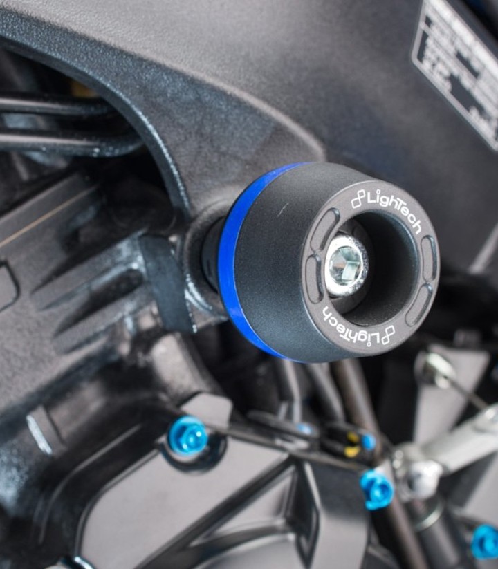 Protetores anti-queda LighTech com casquilho de 10 mm para Suzuki GSXS 1000 (15-25), GSXS 1000 Katana (20-24), GSXS 950 (21-22)