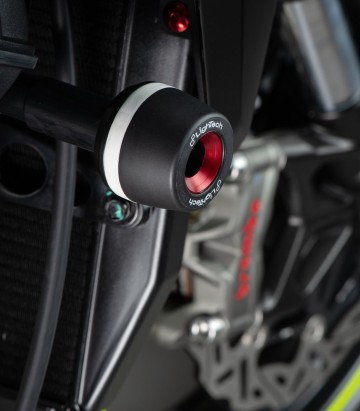 Gedämpfte LighTech Sturzpads mit 10-mm-Buchse für Triumph Street Triple 675 (11-16), Street Triple 765 (17-25)