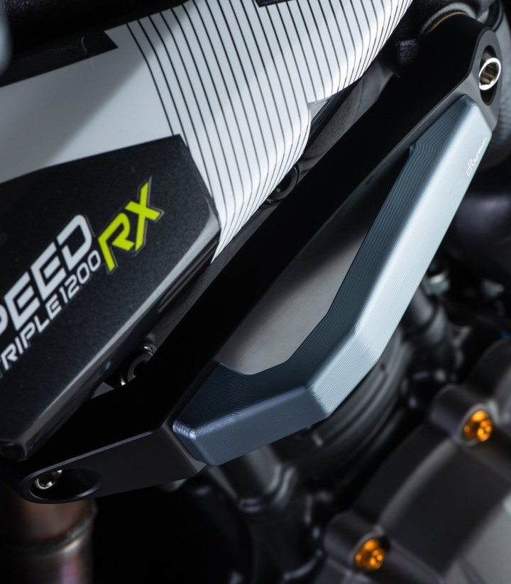 Tamponi paratelaio LighTech neri per Triumph Speed Triple 1200 (25)