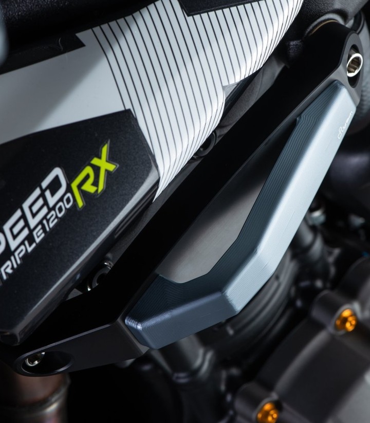 Protetores anti-queda LighTech em vermelho para Triumph Speed Triple 1200 (25)