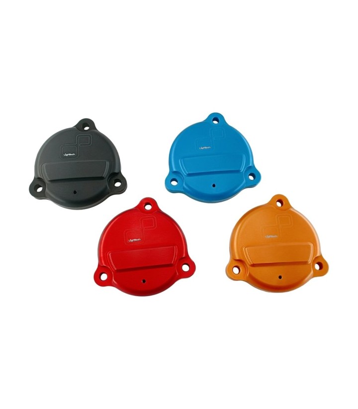 Afdekking voor achterbrugbout LighTech in kobaltblauw voor Yamaha TMAX 530 (12-21), TMAX 560 (20-26)