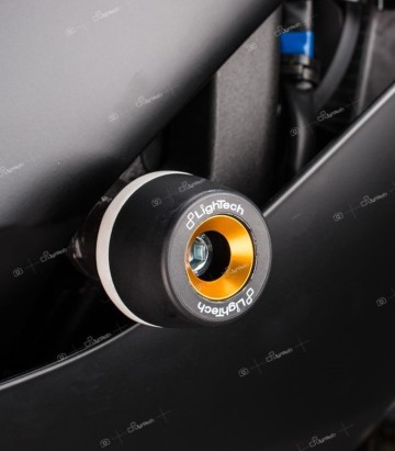 Tamponi paratelaio ammortizzati LighTech con boccola da 12 mm per Yamaha MT 07 Tracer (24), MT 10 (16-25), YZF R1 (15-25)