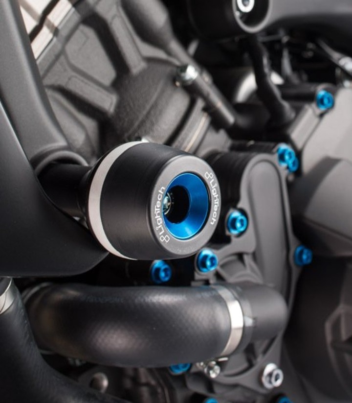 Gedämpfte LighTech Sturzpads mit 10-mm-Buchse für Yamaha MT 09 (17-20)