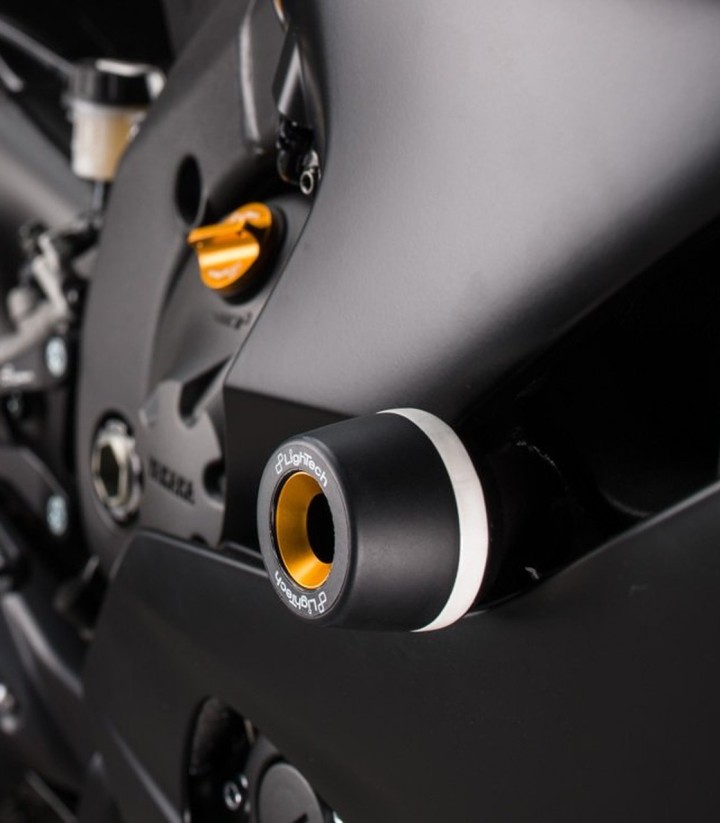 LighTech Shock-Absorbing Frame Sliders 10 mm Spacer for Yamaha YZF R6 (17-25)