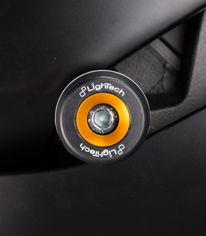 Tamponi paratelaio ammortizzati LighTech con boccola da 10 mm per Yamaha YZF R6 (17-25)