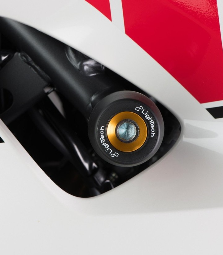 Topes Anticaída Amortiguados LighTech con Casquillo de 10 mm para Yamaha R7 (22-25)