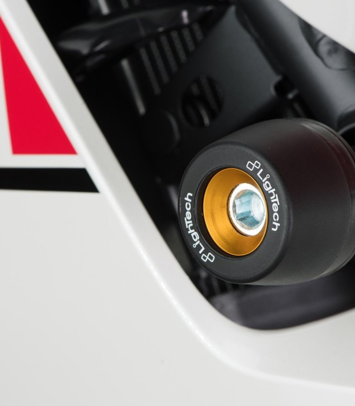 Tampons de protection amortis LighTech avec bague de 10 mm pour Yamaha R7 (22-25)